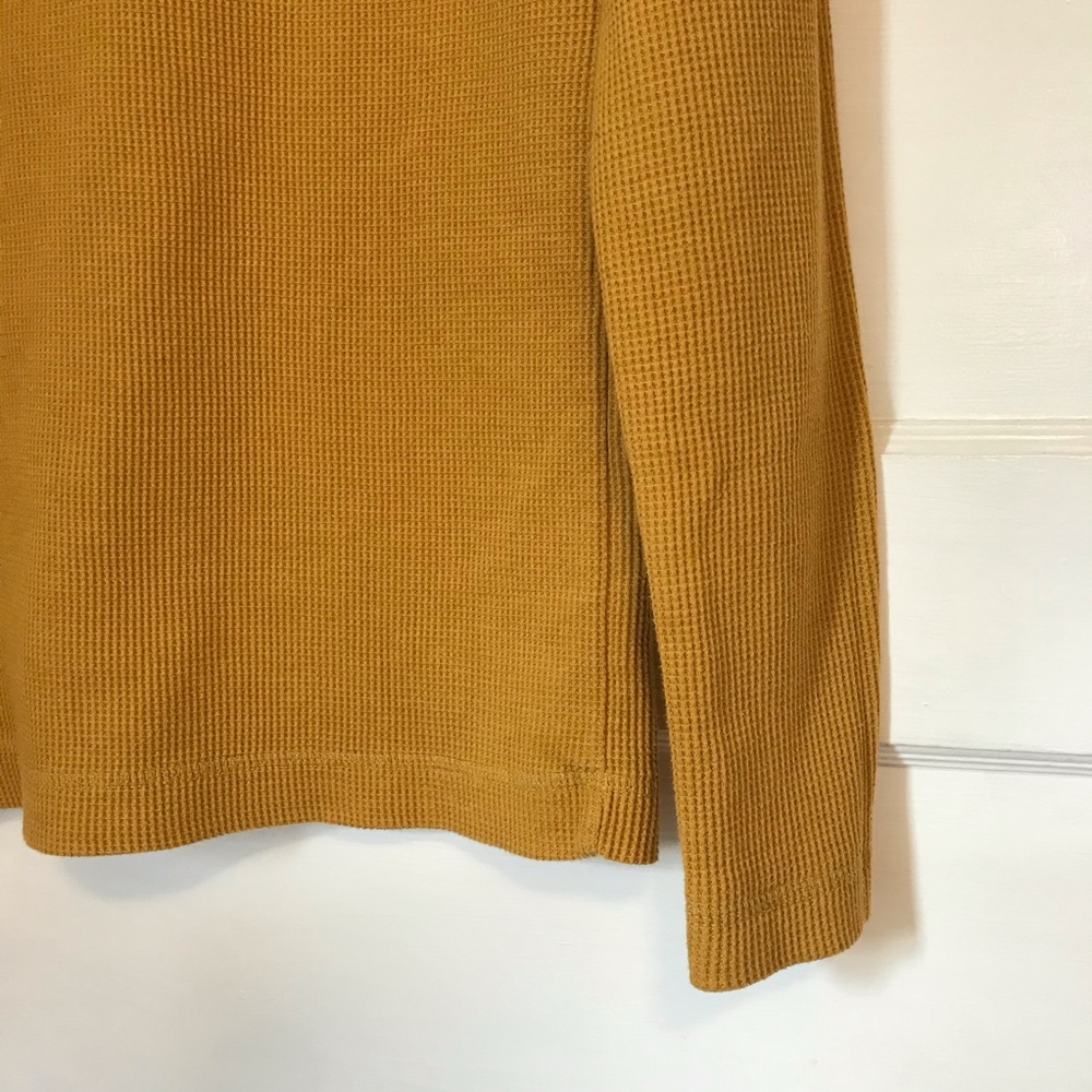 2 for $10 Mustard Waffle Thermal Long Sleeve - Picture 5 of 7